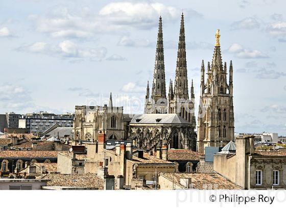 LA CATHEDRALE SAINT ANDRE,   BORDEAUUX , GIRONDE. (33F21228.jpg)
