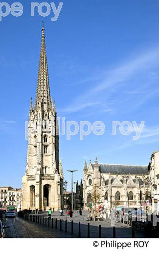 EGLISE SAINT-MICHEL, QUARTIER SAINT-MICHEL, BORDEAUX, GIRONDE. (33F21422.jpg)