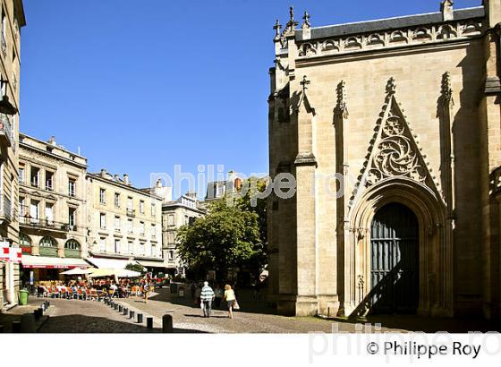 PLACE SAINT-PIERRE,  QUARTIER SAINT PIERRE, BORDEAUX, GIRONDE, AQUITAINE. (33F21808.jpg)