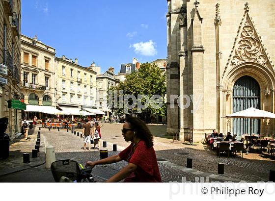 PLACE SAINT-PIERRE,  QUARTIER SAINT PIERRE, BORDEAUX, GIRONDE, AQUITAINE. (33F21809.jpg)
