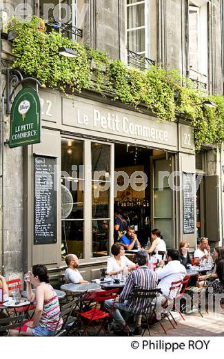 RESTAURANT LE PETIT COMERCE, QUARTIER SAINT PIERRE,  BORDEAUUX , GIRONDE. (33F21819.jpg)