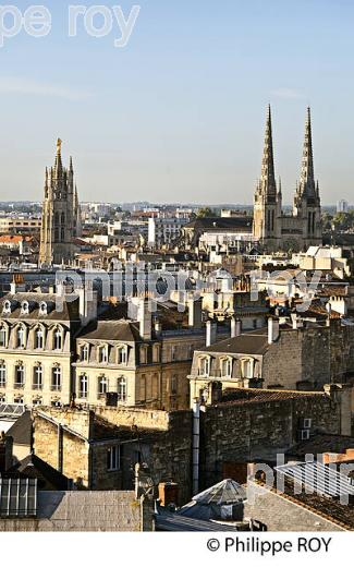 BORDEAUX VU DEPUIS LA COLONNE DES GIRONDINS, GIRONDE. (33F21840.jpg)