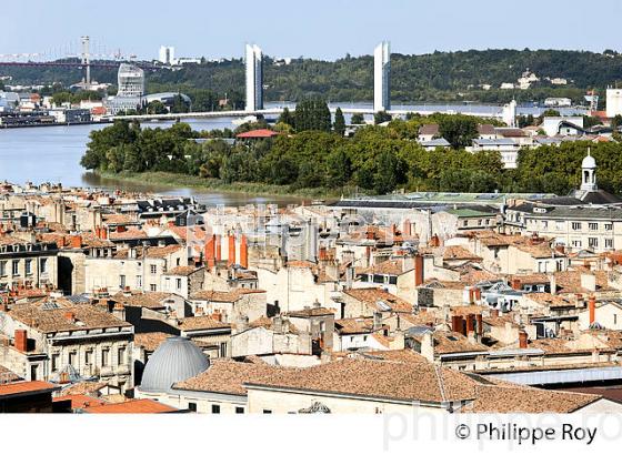 BORDEAUX VU DEPUIS LA TOUR PEY-BERLAND, GIRONDE. (33F21938.jpg)