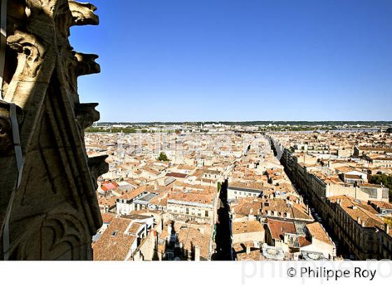 BORDEAUX VU DEPUIS LA TOUR PEY-BERLAND, GIRONDE. (33F22001.jpg)