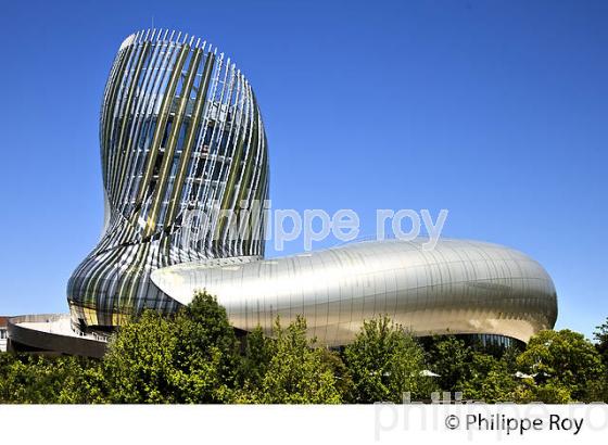 LA CITE DU VIN, UN MONDE DE CULTURES, QUARTIER BACALAN, BORDEAUX, GIRONDE. (33F22328.jpg)