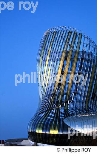 LA CITE DU VIN, UN MONDE DE CULTURES, QUARTIER BACALAN, BORDEAUX, GIRONDE. (33F22340.jpg)