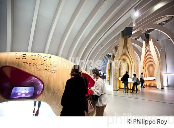 LA CITE DU VIN, UN MONDE DE CULTURES, QUARTIER BACALAN, BORDEAUX, GIRONDE. (33F22532.jpg)