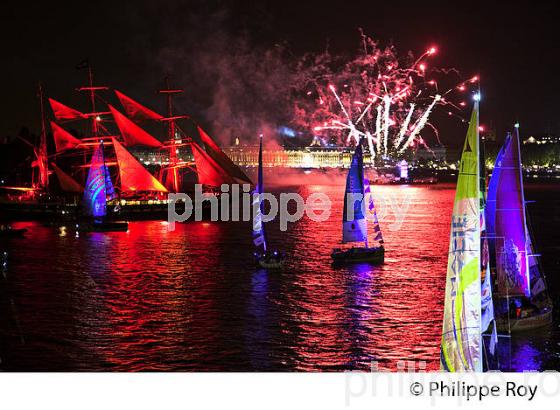 PARADE  DU  BELEM ET SOLITAIRE DU FIGARO,  FETE DU FLEUVE , A BORDEAUX, GIRONDE. (33F22719.jpg)