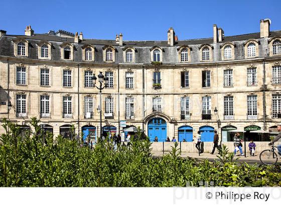 FACADE DES QUAIS,PORTE DE BOURGOGNE, QUAI DE RICHELIEU, BORDEAUX, GITRONDE. (33F24035.jpg)
