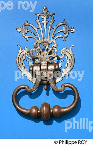 HEURTOIR DE PORTE, HOTEL PARTICULIER,  18 EME SICLE, BORDEAUX, GIRONDE (33F24137.jpg)