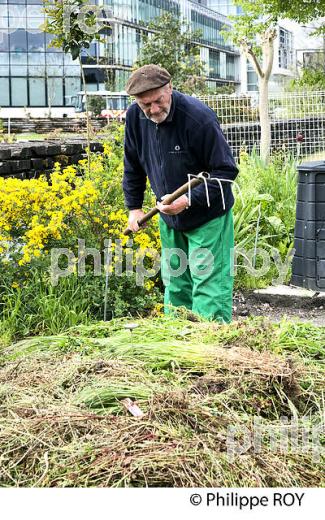 PERMACULTURE, JARDIN BOTANIQUE , QUARTIER DE LA BASTIDE, VILLE DE BORDEAUX . (33F25422.jpg)
