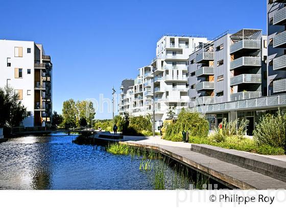 ECOQUARTIER GINKO , QUARTIER DU LAC ,  VILLE DE  BORDEAUX , GIRONDE. (33F25528.jpg)