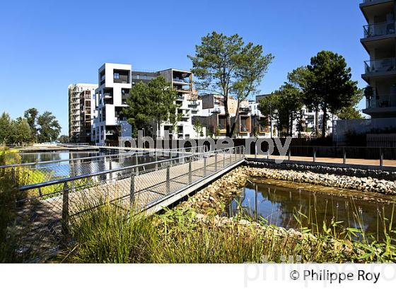 ECOQUARTIER GINKO , QUARTIER DU LAC ,  VILLE DE  BORDEAUX , GIRONDE. (33F25531.jpg)