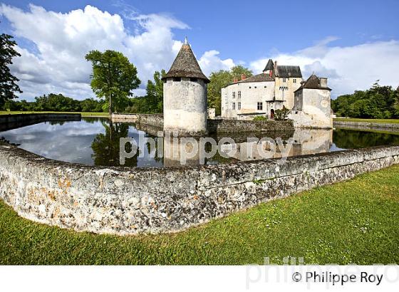 CHATEAU DE LA BREDE, MONTESQUIEU, PAYS DE  GRAVES, GIRONDE. (33F25805.jpg)
