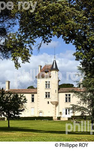 CHATEAU DE MALROME, TOULOUSE-LAUTREC,  SAINT ANDRE DU BOIS, ENTRE-DEUX-MERS, GIRONDE. (33F26104.jpg)