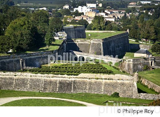 CITADELLE DE BLAYE, VERROU VAUBAN, PATRIMOINE UNESCO, ESTUAIRE DE LA GIRONDE. (33F26215.jpg)