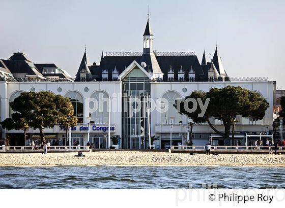 CASINO D' ARCACHON, COTE ATLANTIQUE, GIRONDE, AQUITAINE. (33F27636.jpg)