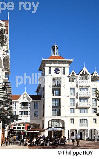 LE COEUR DE VILLE D' ARCACHON, COTE ATLANTIQUE, GIRONDE, AQUITAINE. (33F27731.jpg)