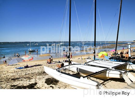 PLAGE DU  DU MOULLEAU , ARCACHON, COTE ATLANTIQUE, GIRONDE, AQUITAINE. (33F27831.jpg)