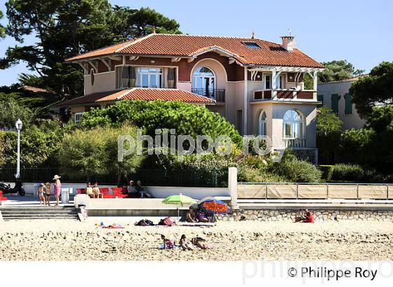 ARCHITECTURE, VILLA DU QUARTIER DU MOULLEAU , ARCACHON, COTE ATLANTIQUE, GIRONDE, AQUITAINE. (33F27837.jpg)