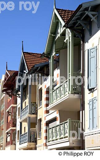 VILLE D' ETE , ARCACHON, COTE ATLANTIQUE, GIRONDE, AQUITAINE. (33F28028.jpg)