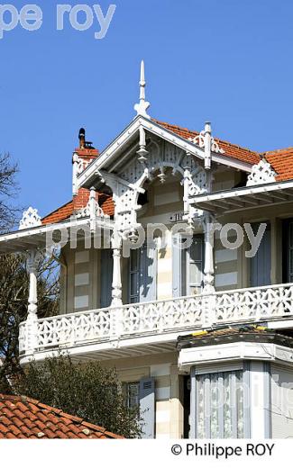 VILLE D' HIVER, ARCACHON, COTE ATLANTIQUE, GIRONDE, AQUITAINE. (33F28102.jpg)