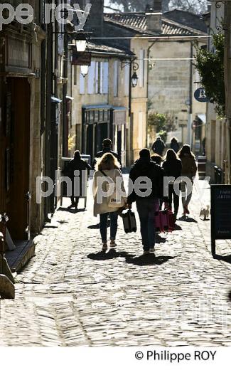 RUE DE LA PORTE BOUQUEYRE, CITE DE SAINT EMILION, GIRONDE. (33F28834.jpg)