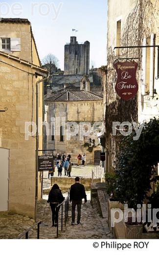 RUE DU TERTRE DE LA TENTE, CITE DE SAINT EMILION, GIRONDE. (33F28925.jpg)