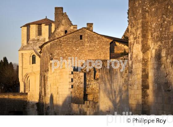 L' EGLISE   COLLEGIALE ET LES REMPARTS DE LA CITE  DE SAINT-EMILION, GIRONDE. (33F29039.jpg)