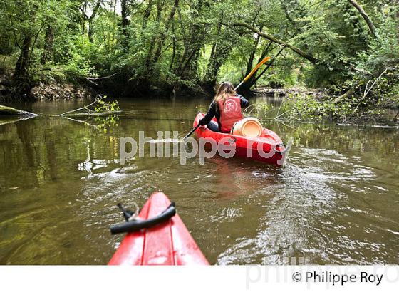 CANOE SUR LE CIRON, OENOTOURISME EN SAUTERNAIS , GIRONDE. (33F29224.jpg)