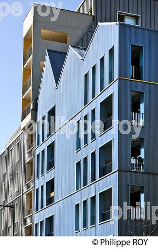 IMMEUBLE DE LOGEMENT, URBANISATION  DU QUARTIER DES CHARTRONS , BORDEAUX . (33F29616.jpg)