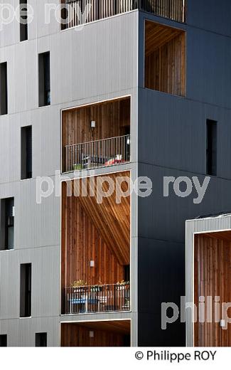 IMMEUBLE DE LOGEMENT, URBANISATION  DU QUARTIER DES CHARTRONS , BORDEAUX . (33F29617.jpg)