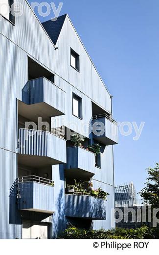 IMMEUBLE DE LOGEMENT, URBANISATION  DU QUARTIER DE BACALAN , BORDEAUX . (33F29619.jpg)
