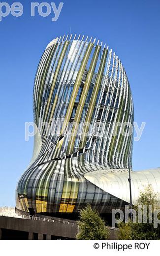 LA  CITE DU VIN,  QUARTIER DE BACALAN , BORDEAUX . (33F29732.jpg)