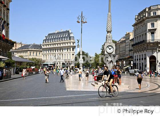 PLACE DE LA COMEDIE, QUARTIER DU TRIANGLE, BORDEAUX , GIRONDE. (33F30129.jpg)