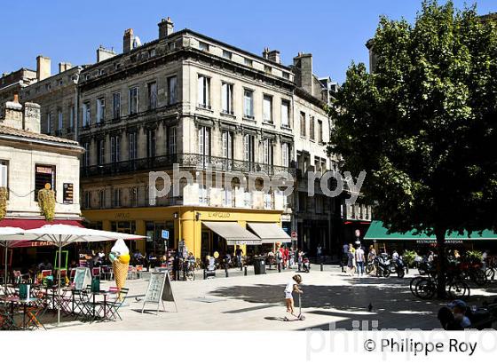 PLACE FERNAND LAFARGUE,  QUARTIER SAINT ELOI,    BORDEAUX. (33F30208.jpg)