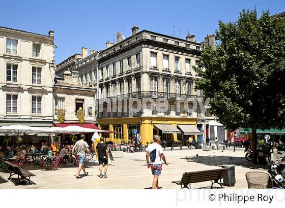 PLACE FERNAND LAFARGUE,  QUARTIER SAINT ELOI,    BORDEAUX. (33F30209.jpg)