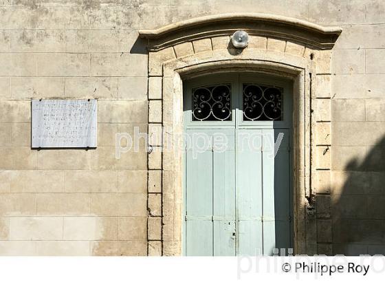 MAISON NATALE DE  MARGUERITE ELIE GUADET, CITE DE SAINT-EMILION, GIRONDE (33F31429.jpg)