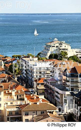 LA VILLE D' ETE D' ARCACHON ET LE BASSIN, GIRONDE. (33F32113.jpg)