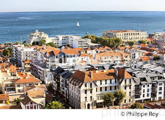 LA VILLE D' ETE D' ARCACHON ET LE BASSIN, GIRONDE. (33F32119.jpg)