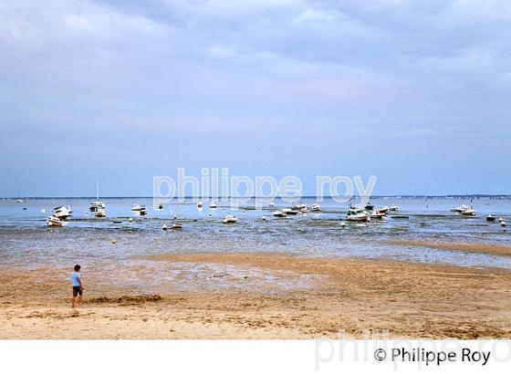 LA PLAGE  DU BETEY, ANDERNOS-LES-BAINS, BASSIN D' ARCACHON, GIRONDE. (33F32604.jpg)