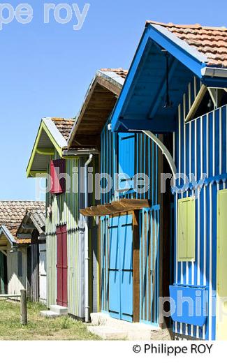 CABANE DE PECHEUR, PORT  DE PECHE DE BIGANOS, DELTA DE LA LEYRE,  BASSIN D' ARCACHON, GIRONDE. (33F32912.jpg)