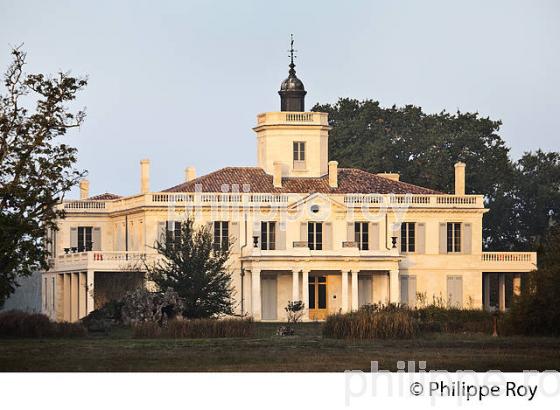 CHATEAU DE CERTES, RESERVE NATURELLE DU DOMAINE DE CERTES ET GRAVEYRON, AUDENGE , BASSIN D' ARCACHON, GIRONDE. (33F32934.jpg)