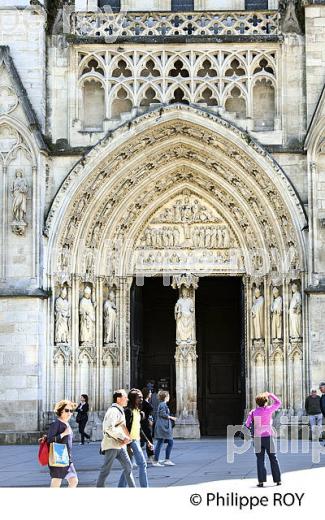 LA PORTE ROYALE, PORTAIL NORD , CATHEDRALE SAINT-ANDRE, BORDEAUX, GIRONDE. (33F34712.jpg)