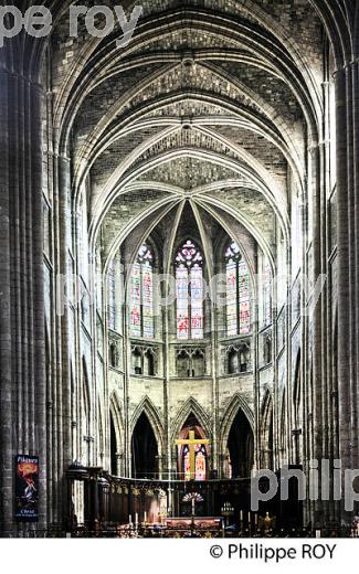 CHOEUR DE LA CATHEDRALE SAINT-ANDRE, BORDEAUX, GIRONDE. (33F34714.jpg)