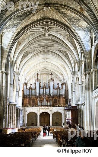 TRIBUNE D' ORGUES DE  LA CATHEDRALE SAINT-ANDRE, BORDEAUX, GIRONDE. (33F34726.jpg)