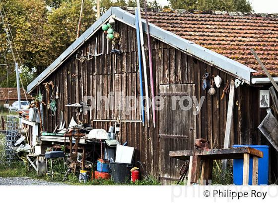 PORT OSTREICOLE DE LA TESTE, BASSIN D' ARCACHON, GIRONDE. (33F35523.jpg)
