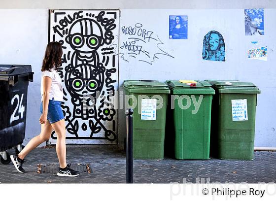 GRAFFITI, STREET ART, QUARTIER CHARTRONS, BORDEAUX, GIRONDE. (33F35905.jpg)