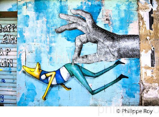 GRAFFITI, STREET ART, QUARTIER DE LA GARE , BORDEAUX, GIRONDE. (33F35935.jpg)