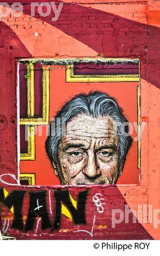 GRAFFITI, STREET ART, DARWIN, QUARTIER DE LA BASTIDE, BORDEAUX, GIRONDE. (33F36017.jpg)